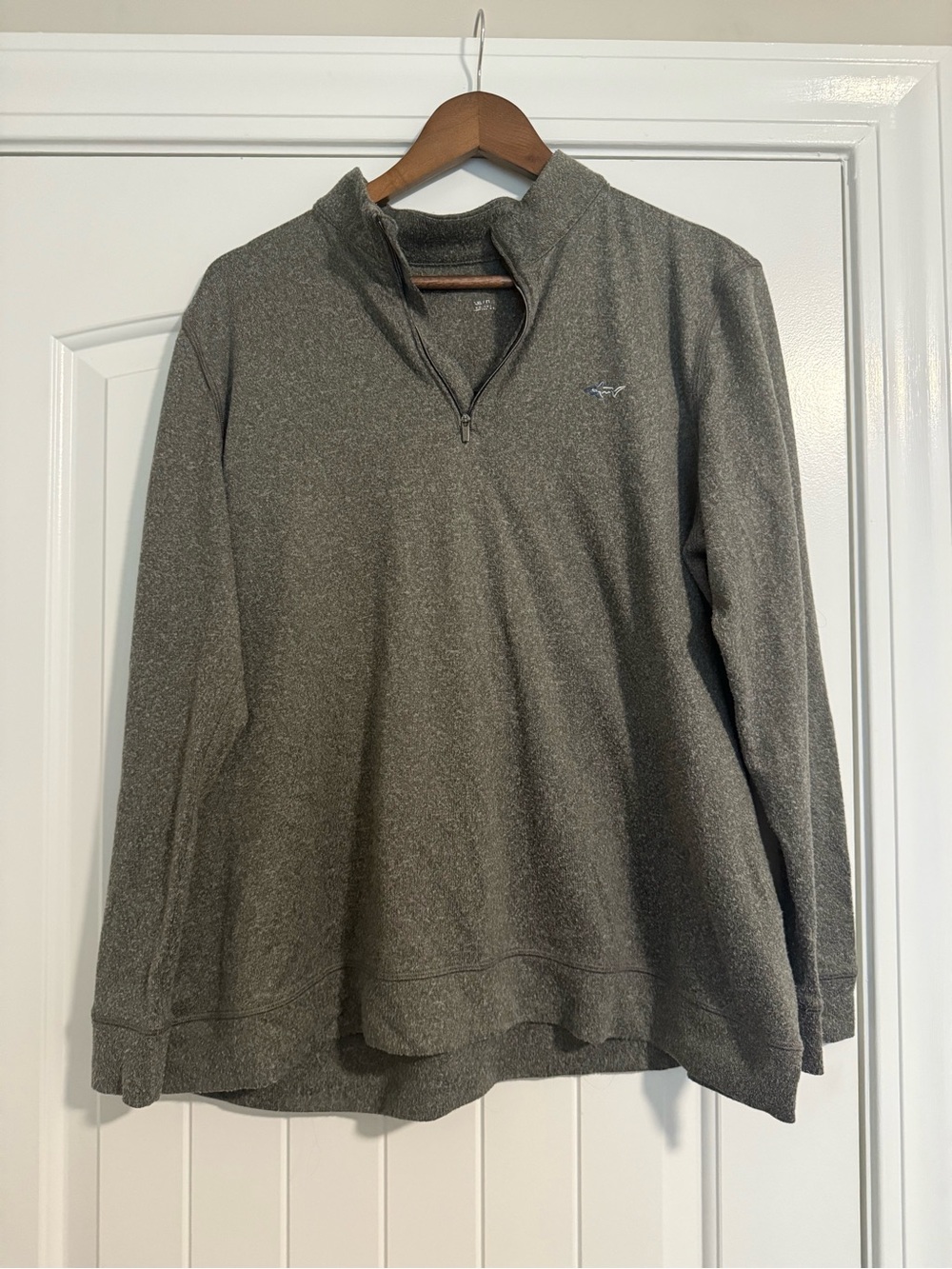 Greg Norman Collection Heather Gray Quarter-Zip Pullover